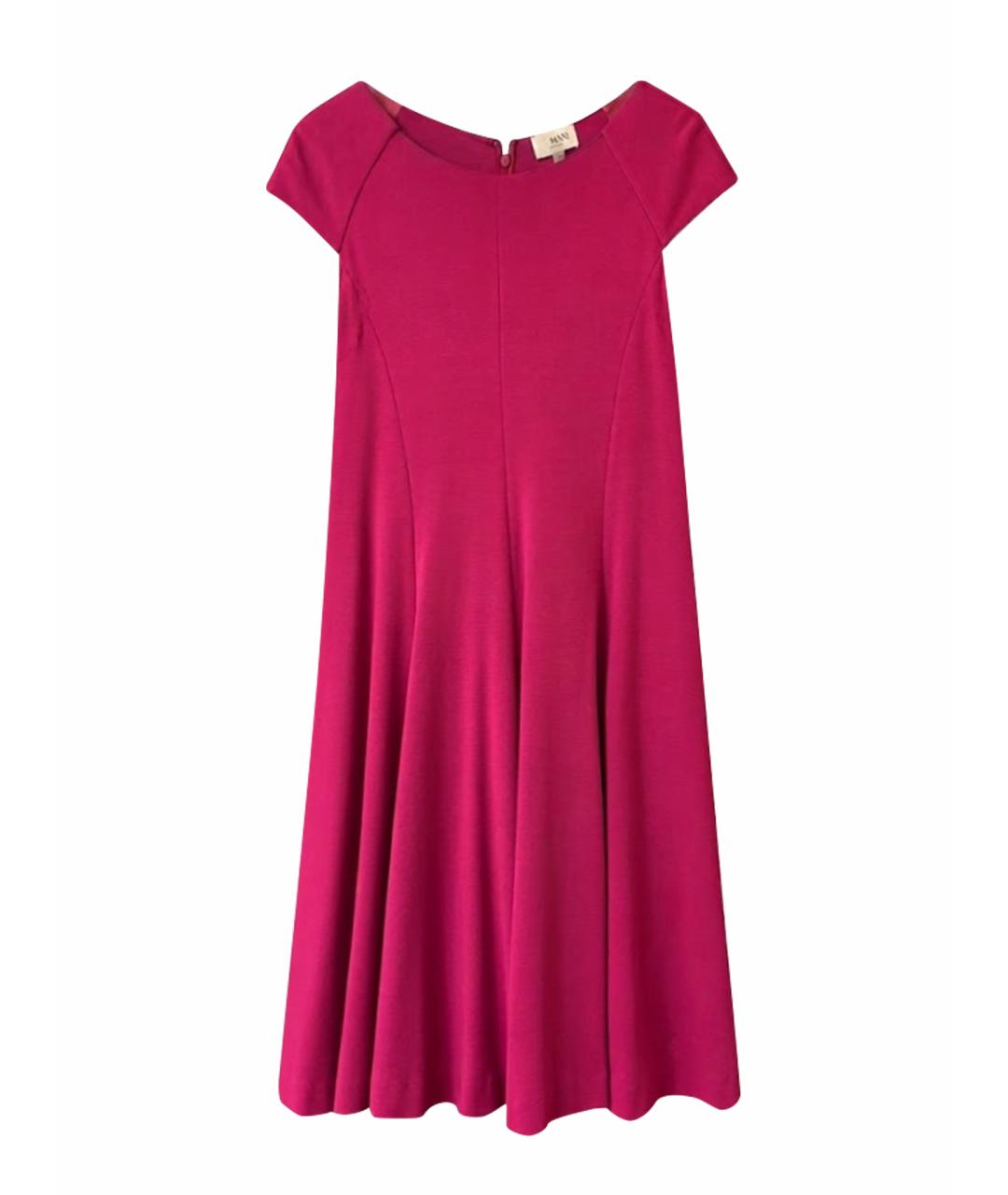 ARMANI COLLEZIONI Фуксия вискозное вечернее платье, фото 1