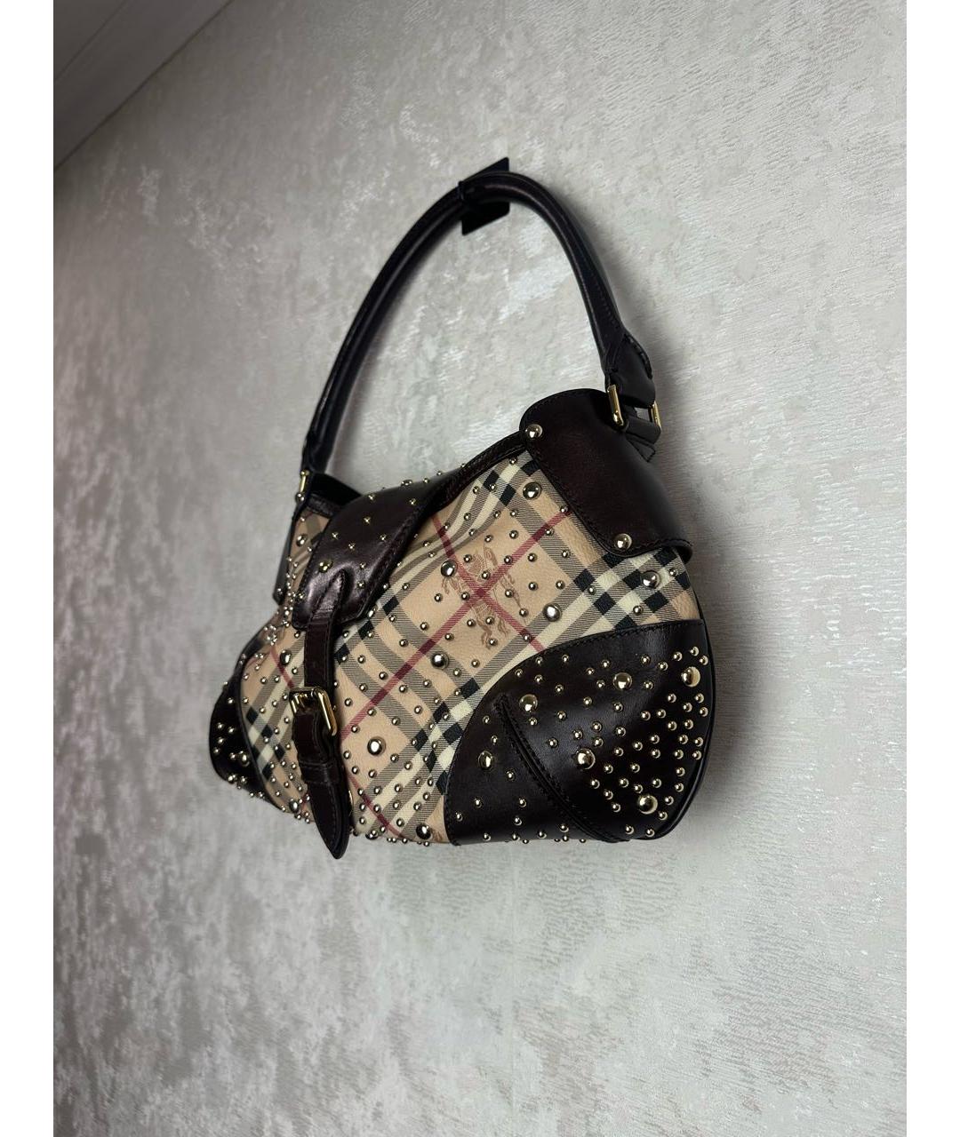 BURBERRY Черная тканевая сумка через плечо, фото 2