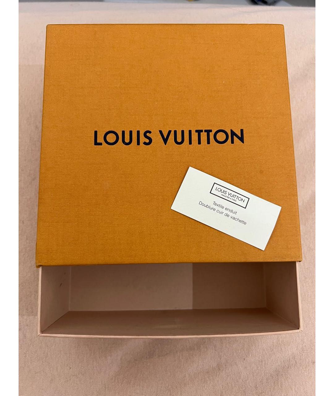 LOUIS VUITTON Бежевый кожаный ремень, фото 5
