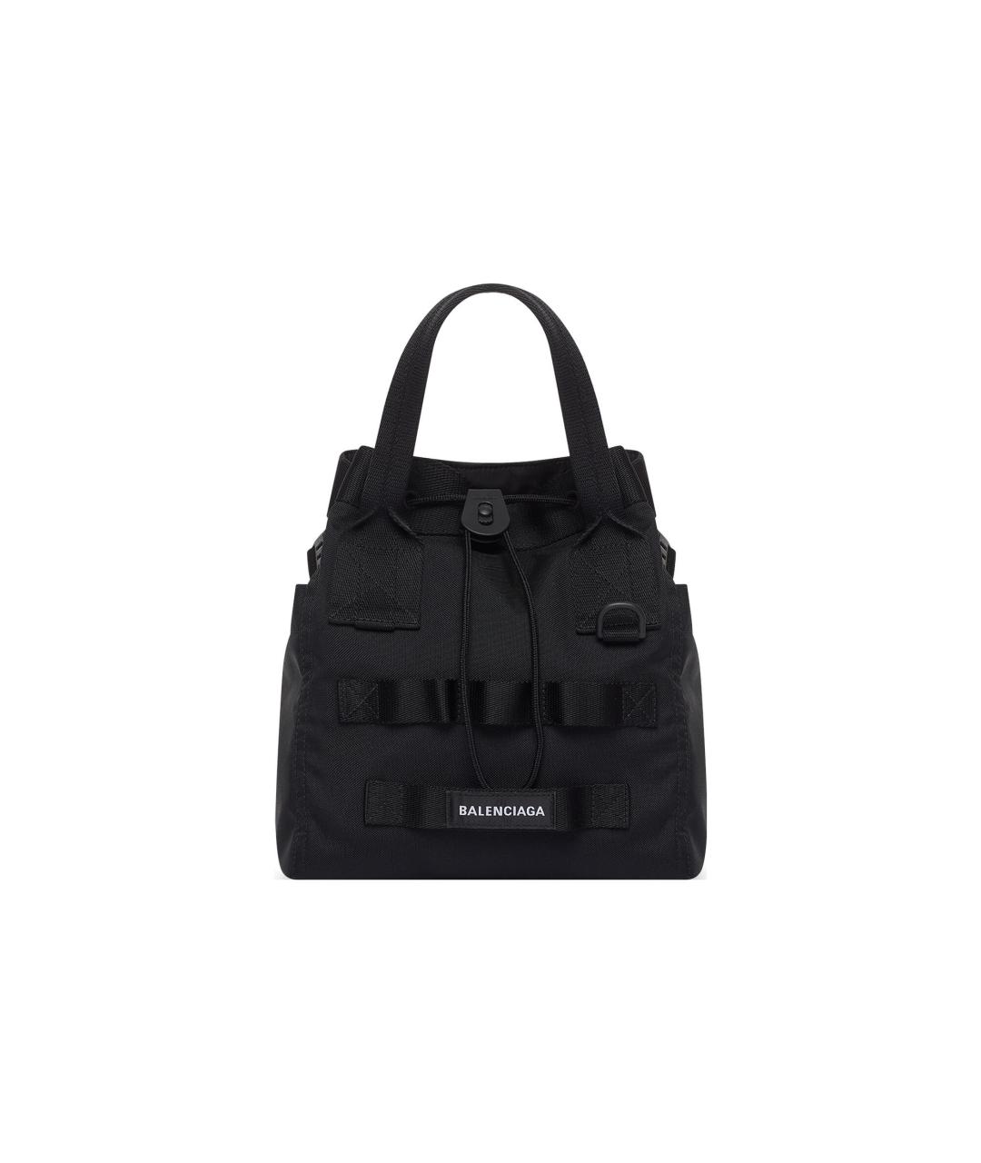 BALENCIAGA Черная нейлоновая сумка на плечо, фото 6