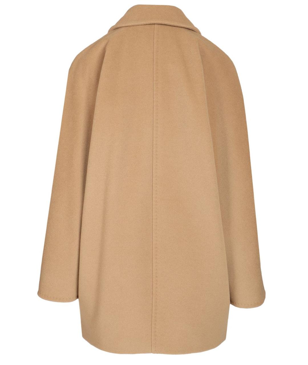 MAX MARA Бежевое шерстяное пальто, фото 2