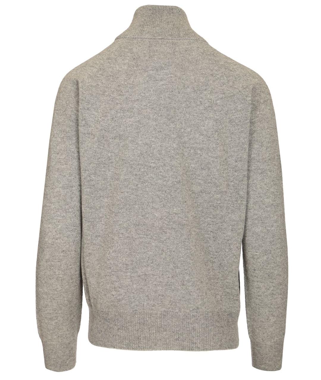 EMPORIO ARMANI Серый кашемировый джемпер / свитер, фото 2