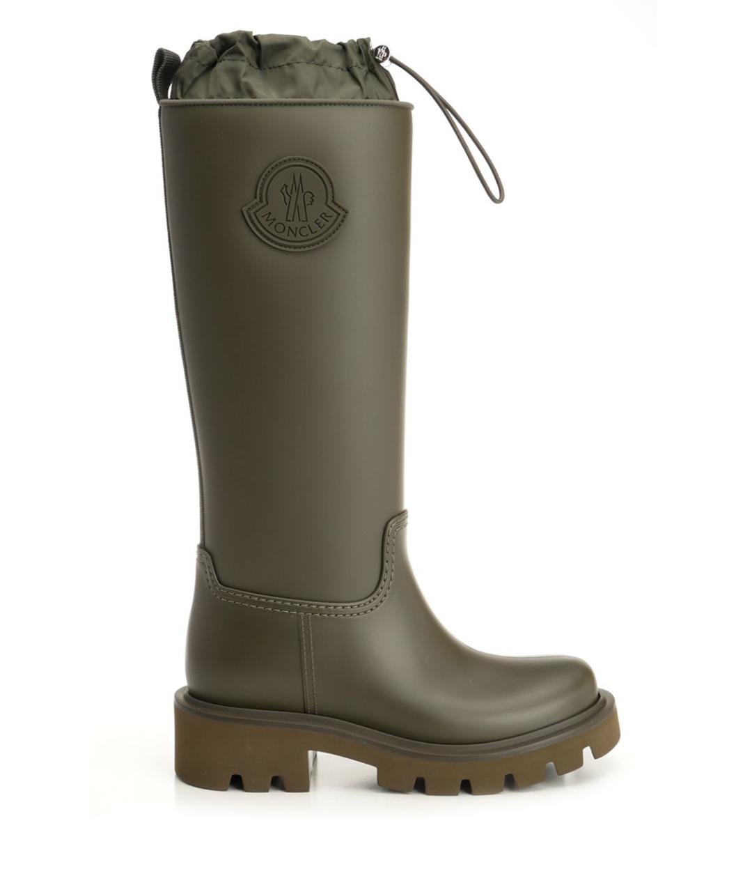 MONCLER Черные синтетические сапоги, фото 1