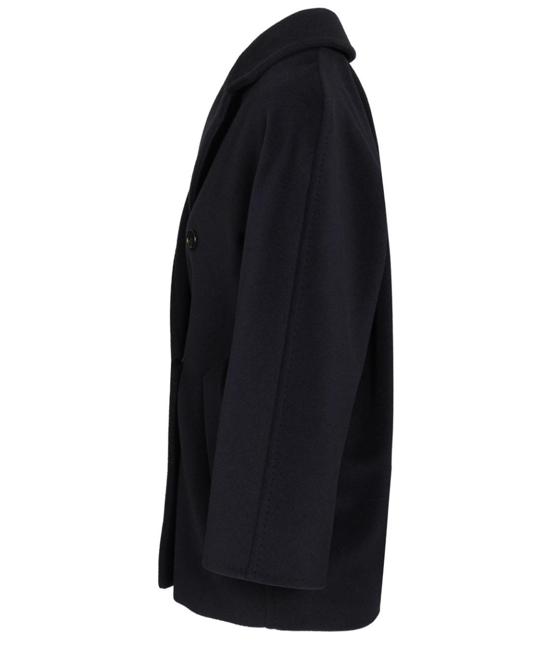 MAX MARA Синее шерстяное пальто, фото 3