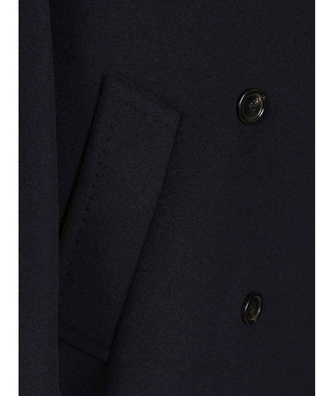 MAX MARA Синее шерстяное пальто, фото 5