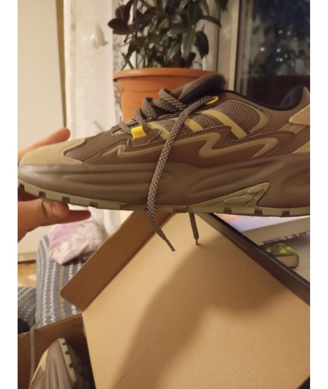 ADIDAS Бежевые замшевые низкие кроссовки / кеды, фото 10