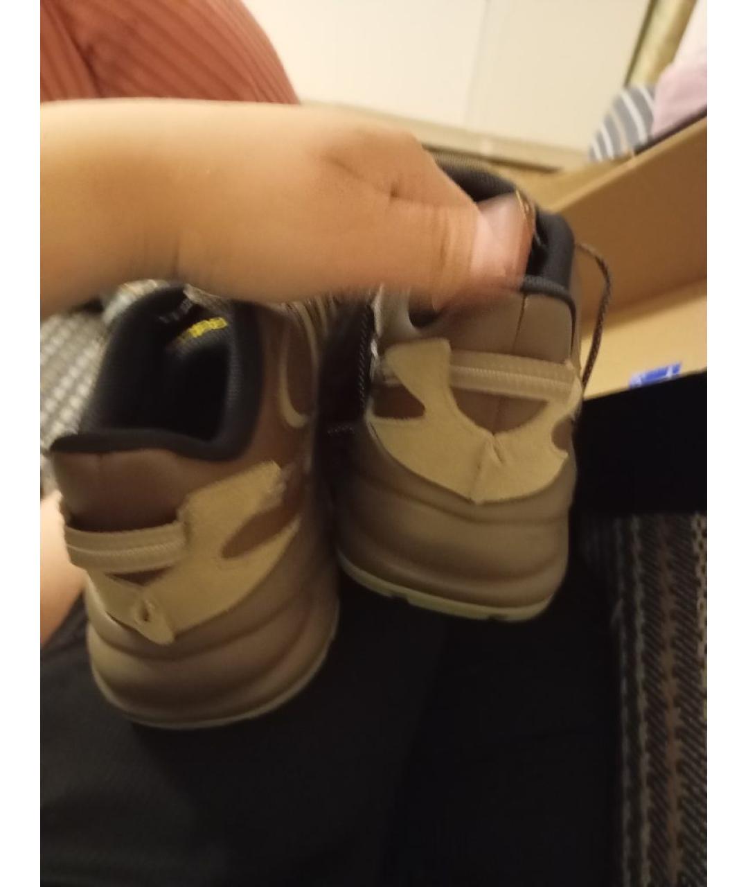 ADIDAS Бежевые замшевые низкие кроссовки / кеды, фото 4