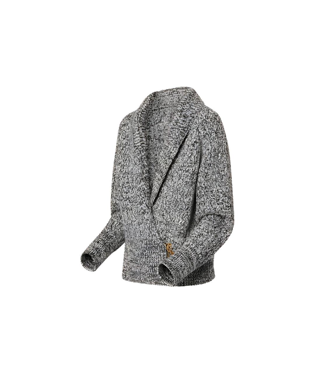 LOUIS VUITTON Серый кардиган, фото 3
