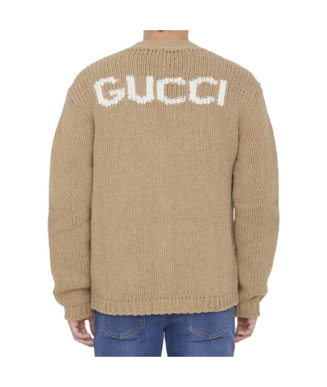 GUCCI Коричневый кардиган, фото 3