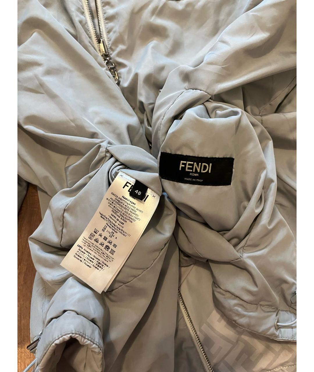 FENDI Серая куртка, фото 8