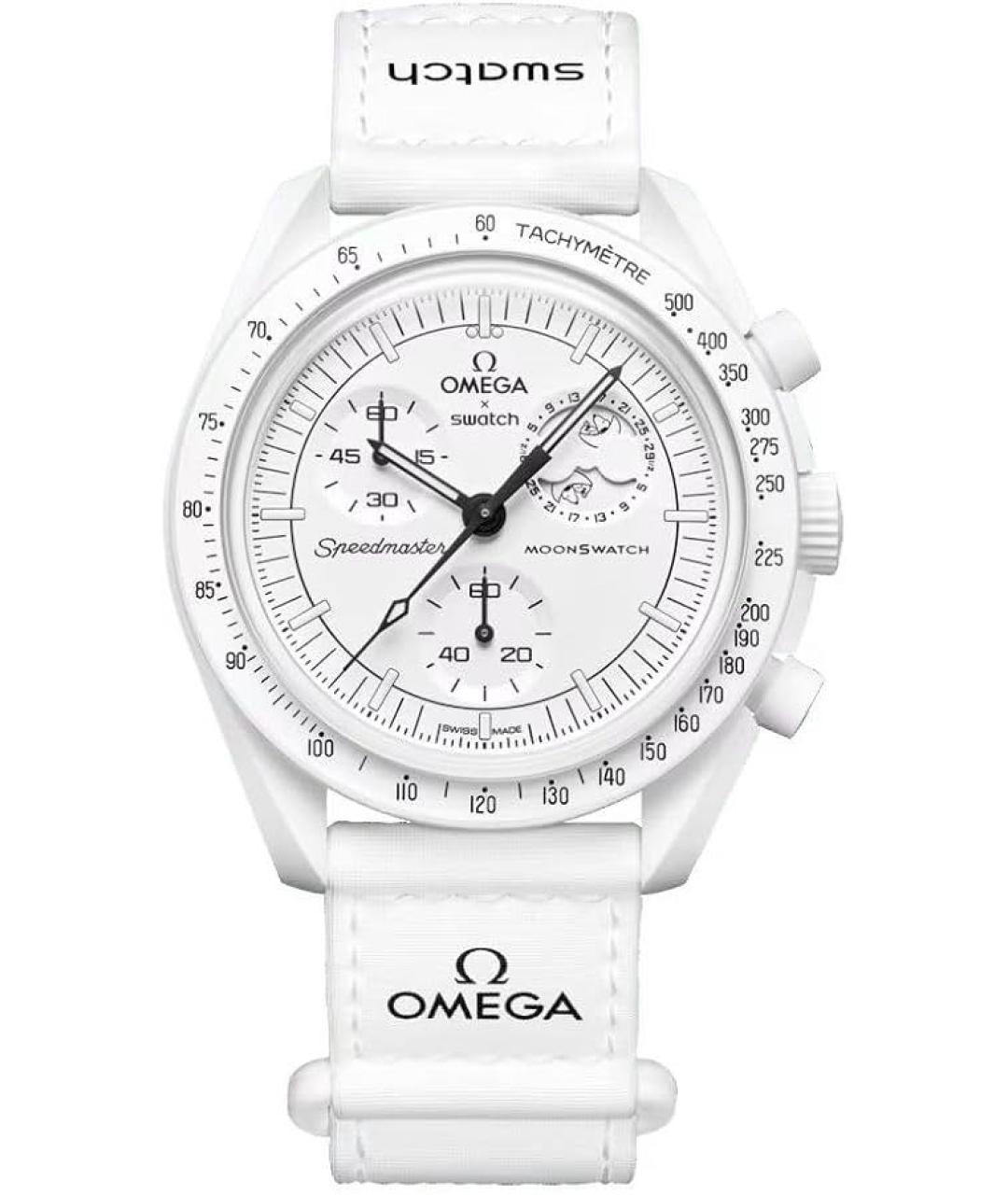 Swatch Белые керамические часы, фото 6