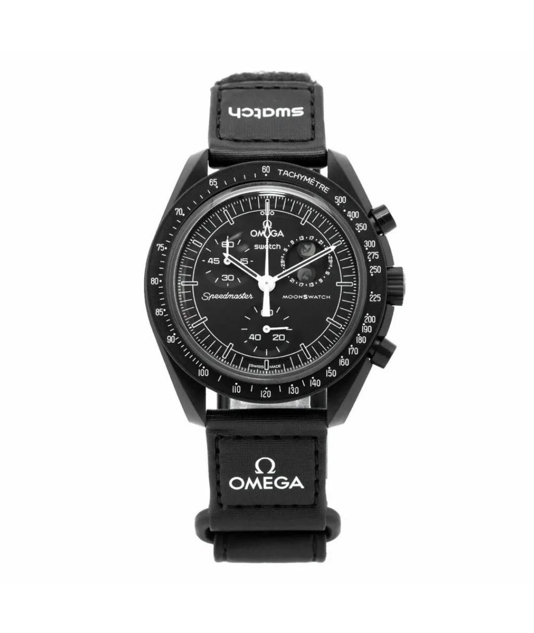 Swatch Черные керамические часы, фото 6