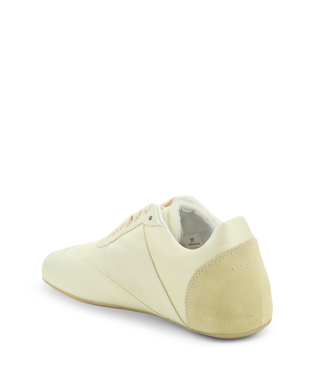 MM6 MAISON MARGIELA Бежевые синтетические кроссовки, фото 3