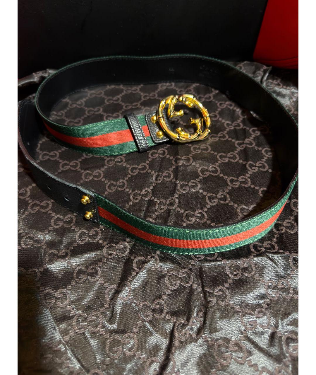 GUCCI Черная кожаная сумка тоут, фото 7