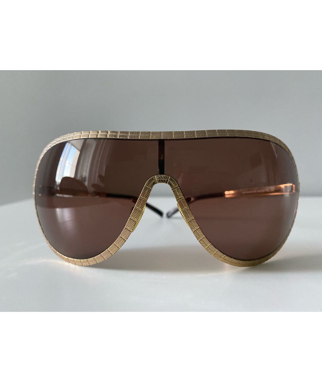 GIVENCHY Коричневые металлические солнцезащитные очки, фото 8