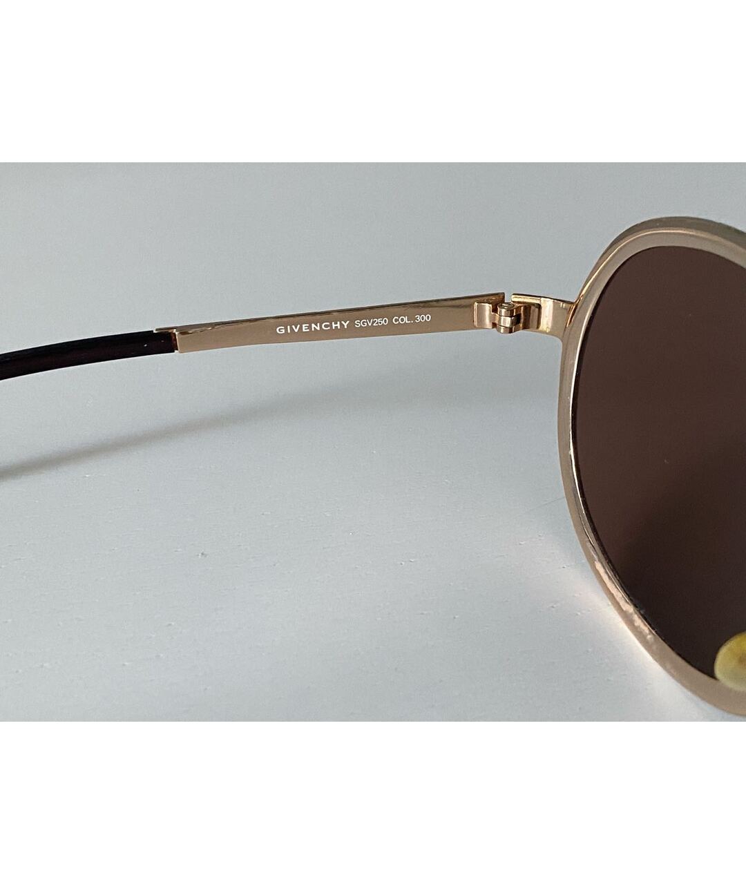 GIVENCHY Коричневые металлические солнцезащитные очки, фото 7