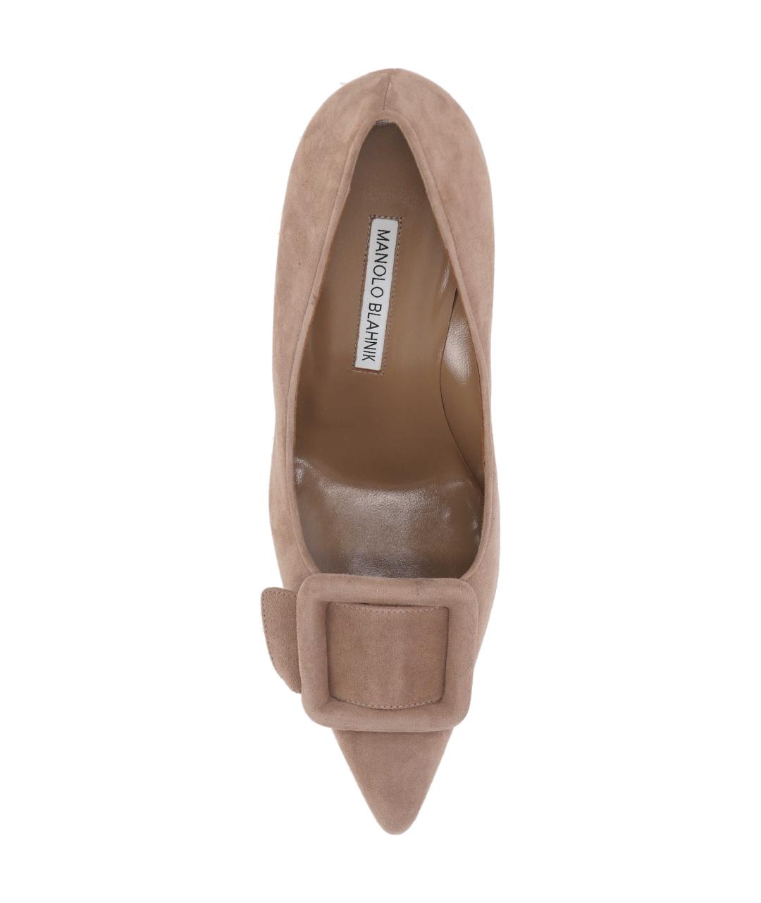 MANOLO BLAHNIK Замшевые туфли, фото 4