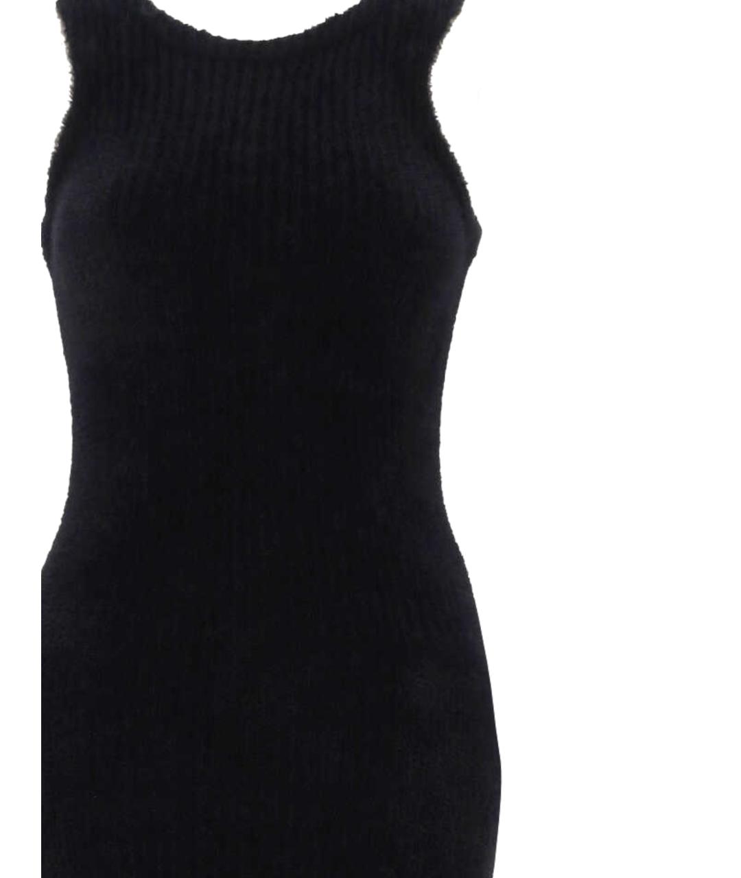 SAINT LAURENT Черное полиамидовое вечернее платье, фото 2