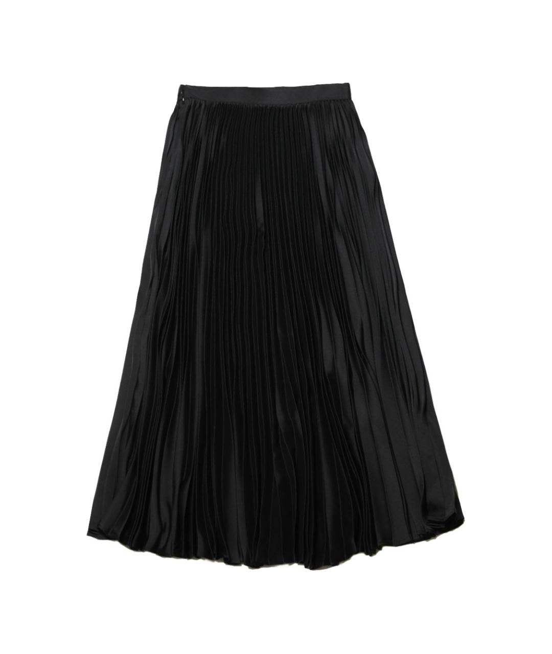 JIL SANDER Черная полиэстеровая юбка миди, фото 2
