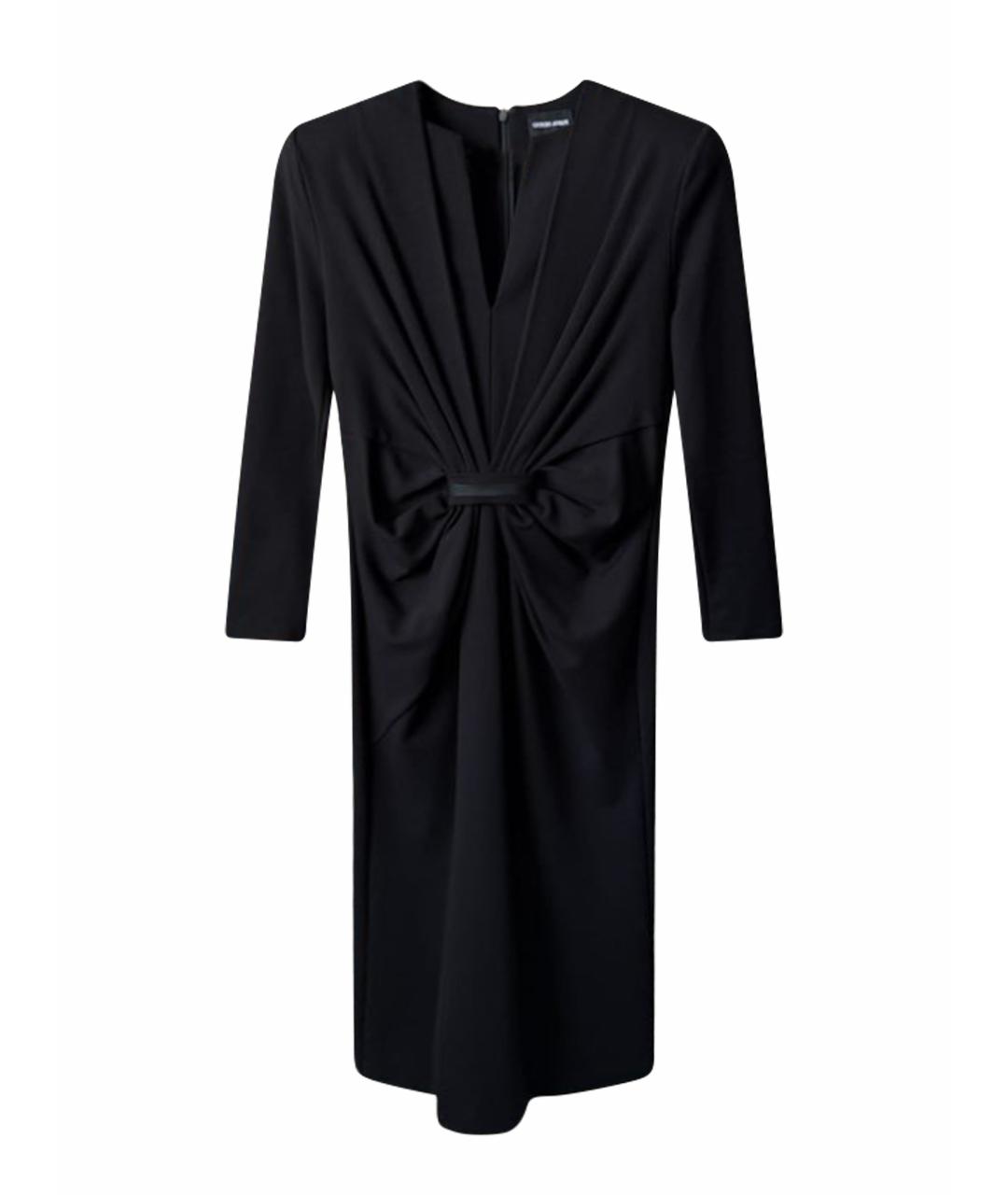 GIORGIO ARMANI Черное повседневное платье, фото 1