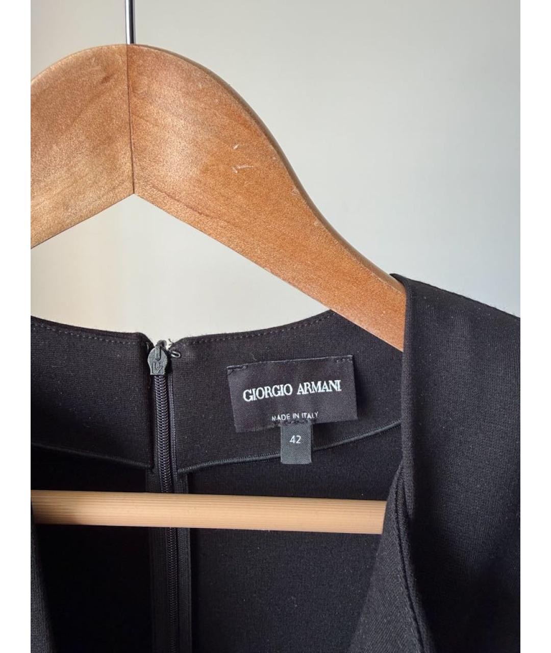 GIORGIO ARMANI Черное повседневное платье, фото 4