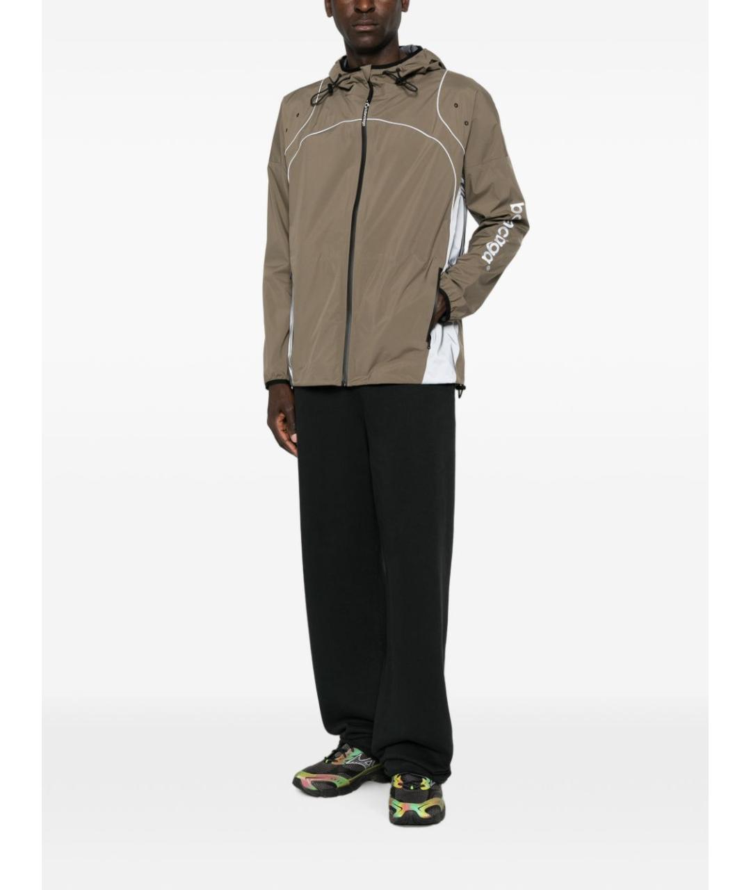 BALENCIAGA Зеленая полиэстеровая куртка, фото 2