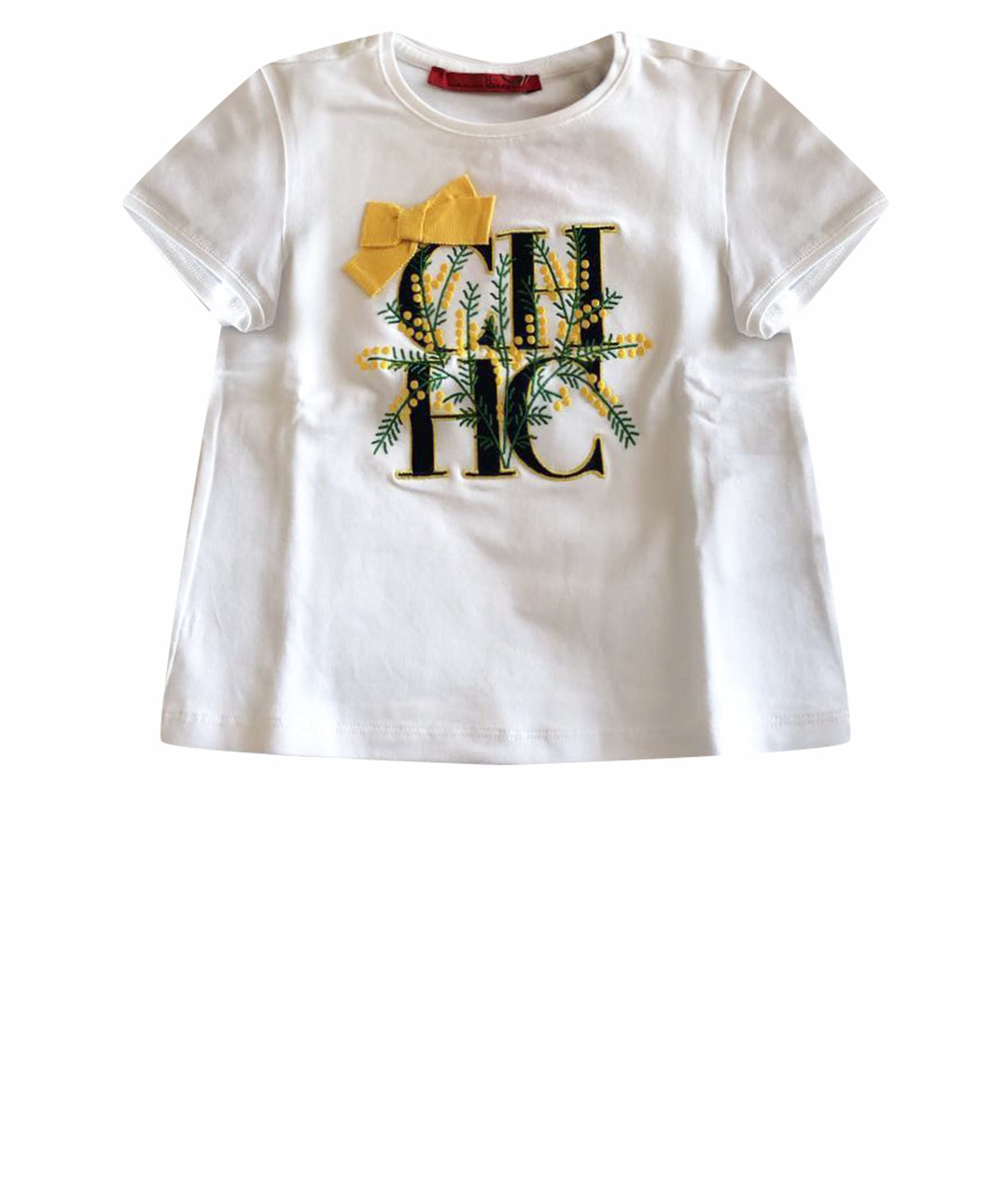 CAROLINA HERRERA Белый хлопковый футболка / топ, фото 1