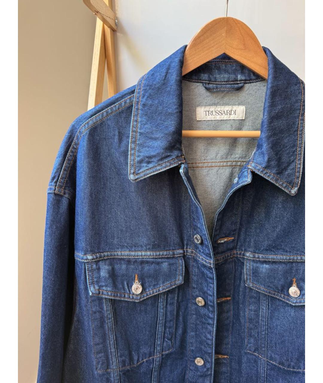 TRUSSARDI Деним куртка, фото 4