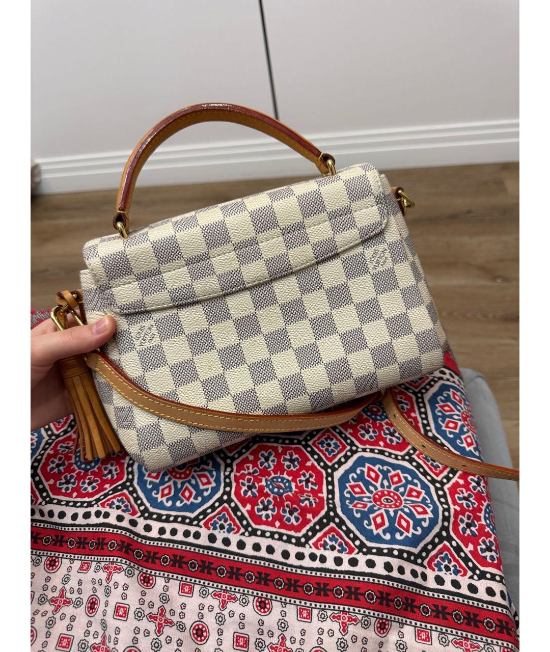 LOUIS VUITTON Белая сумка с короткими ручками, фото 2