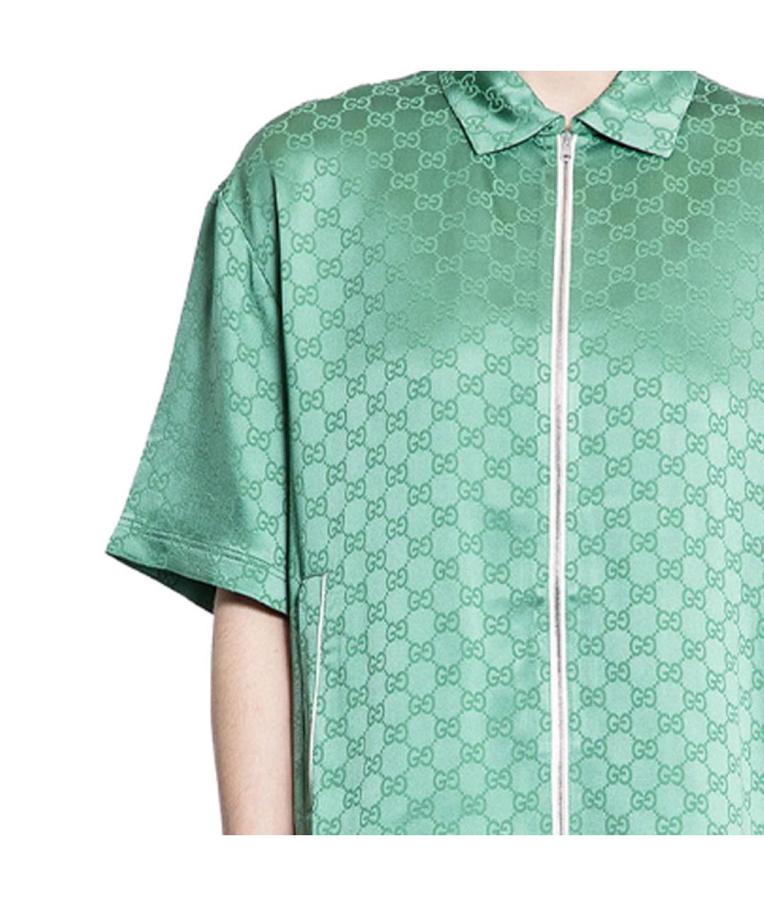 GUCCI Зеленая рубашка, фото 4