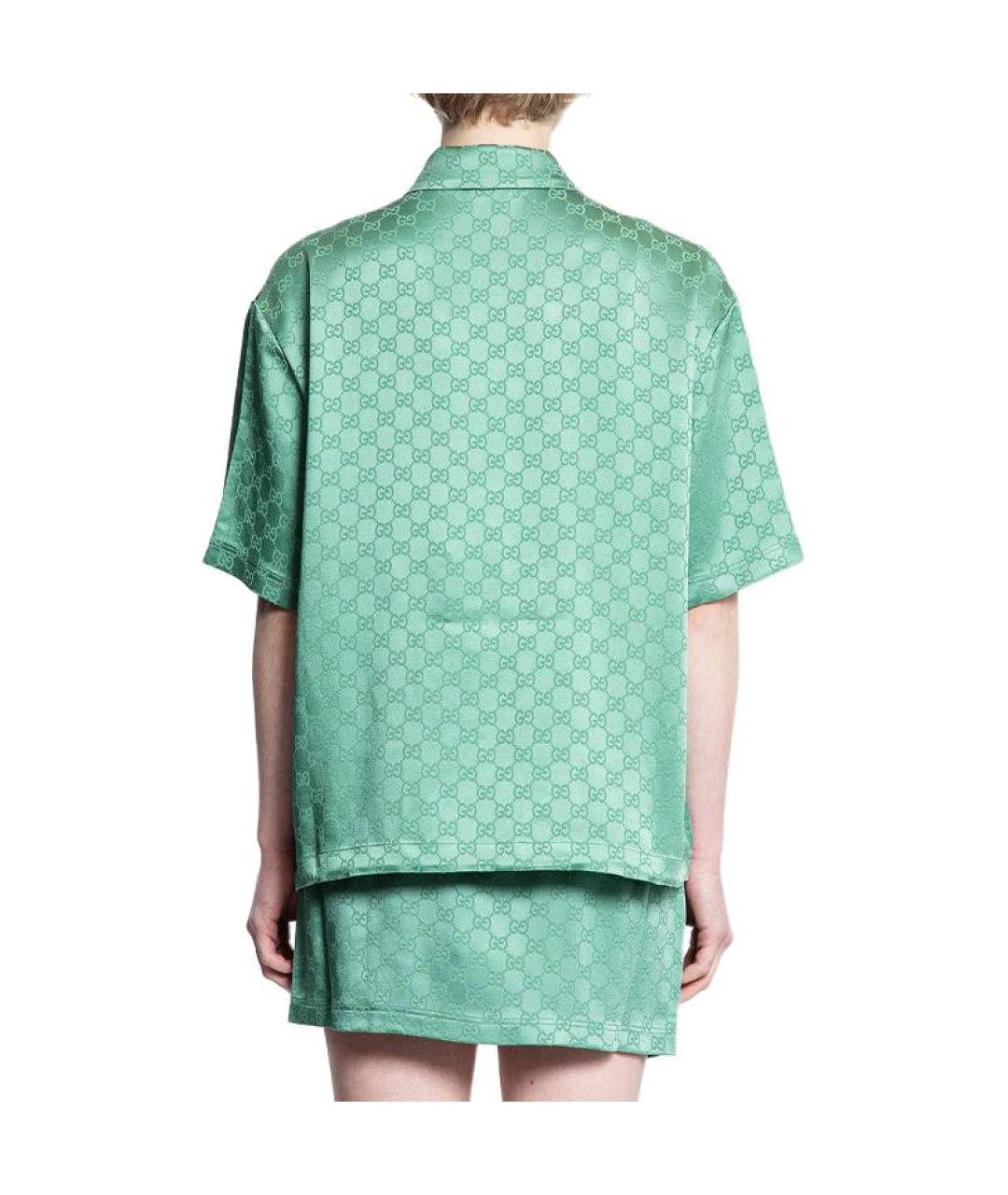 GUCCI Зеленая рубашка, фото 2