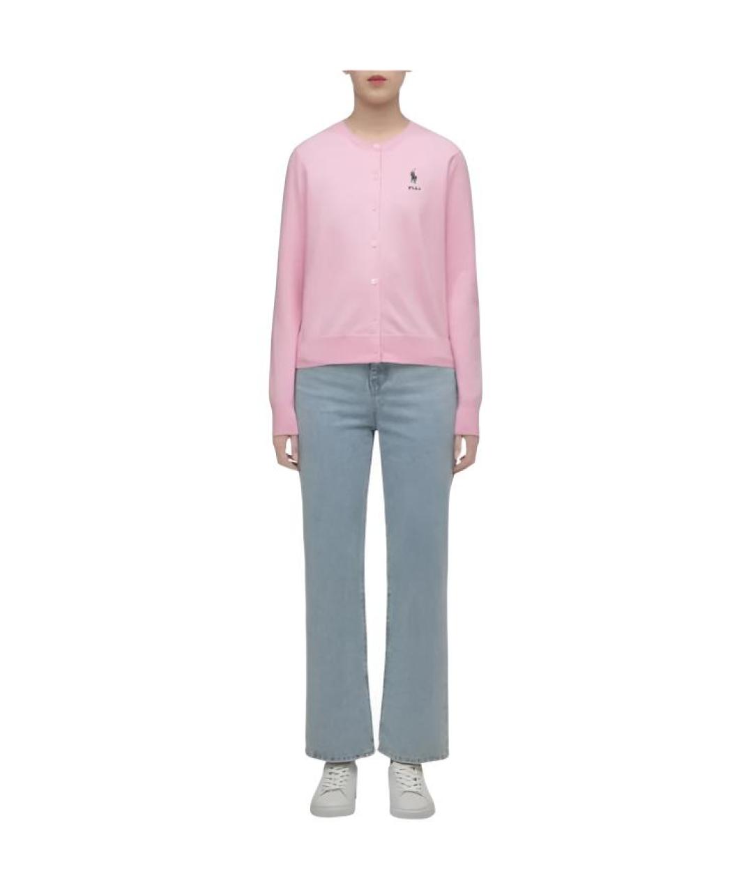 POLO RALPH LAUREN Розовый кардиган, фото 3