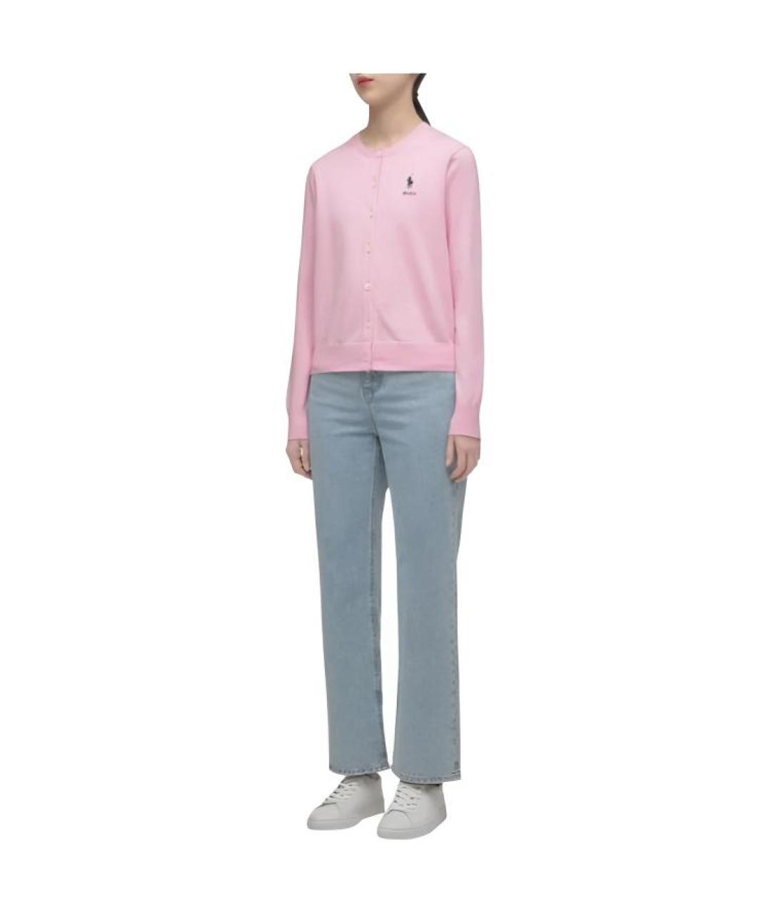 POLO RALPH LAUREN Розовый кардиган, фото 4