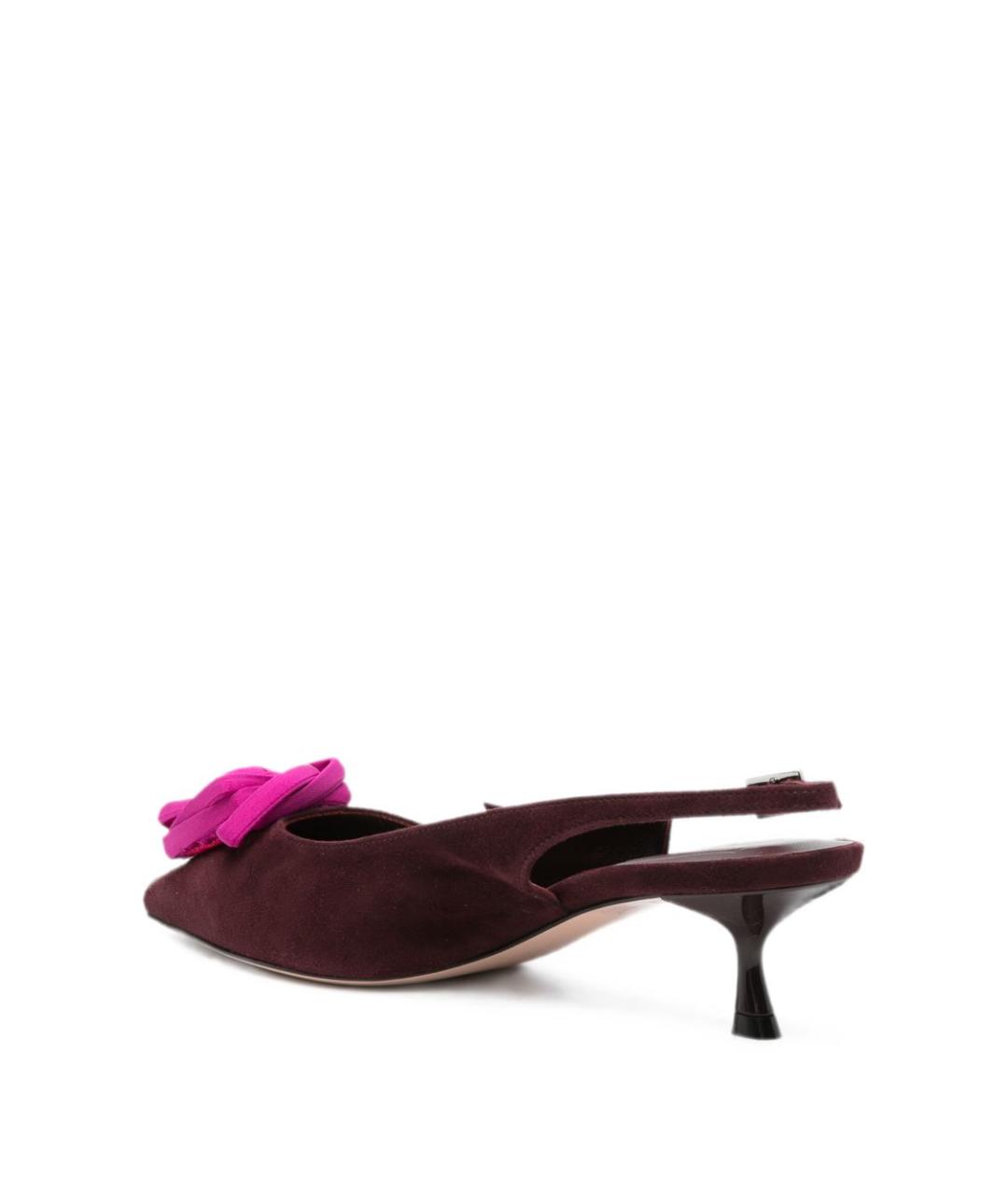 ROGER VIVIER Коричневые замшевые туфли, фото 4
