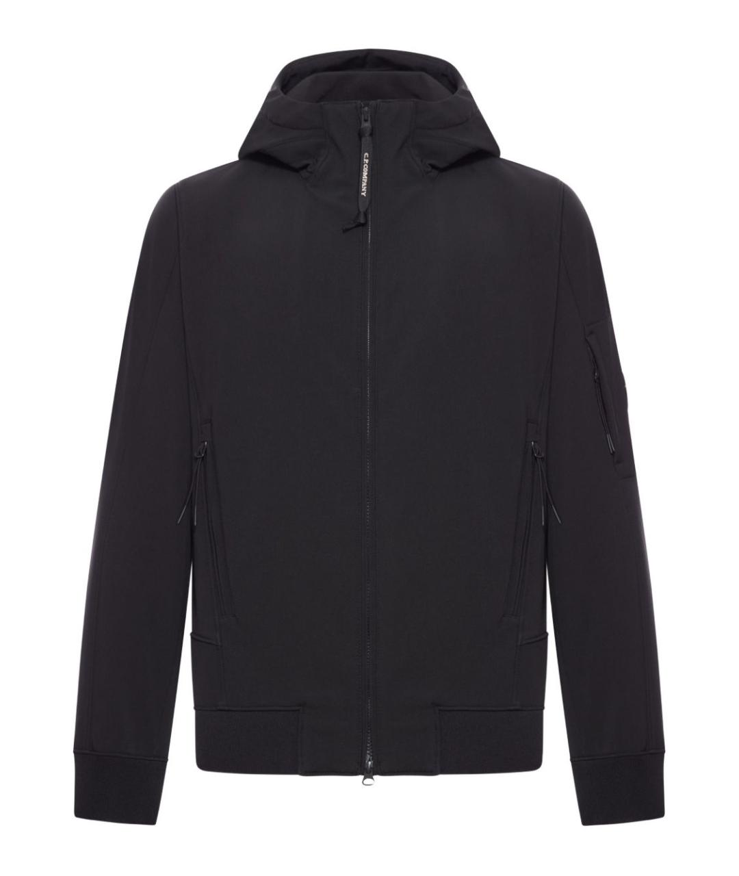 CP COMPANY Черная полиэстеровая куртка, фото 1