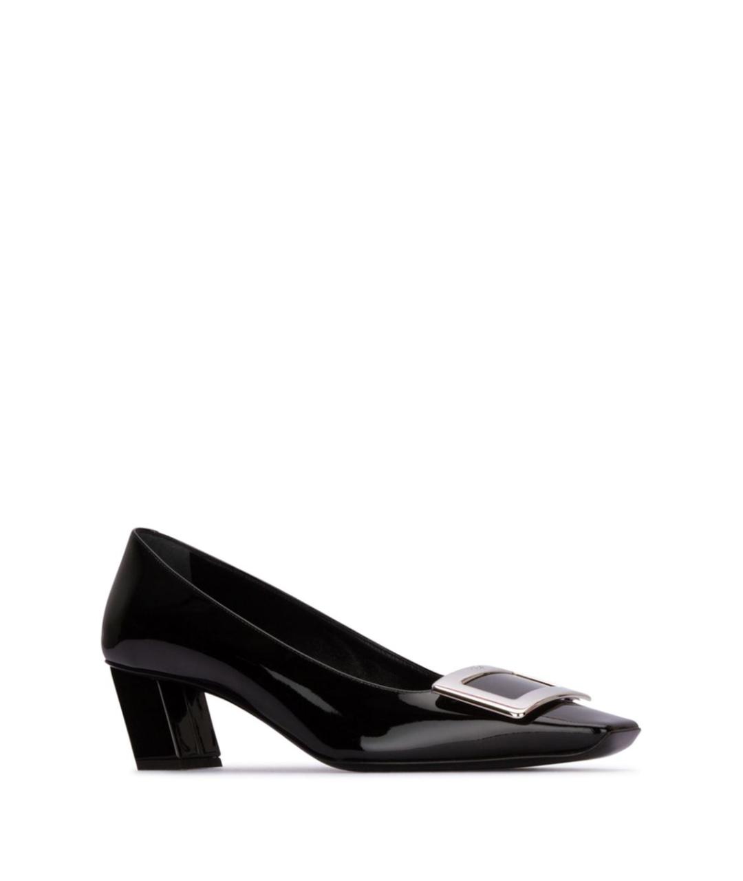 ROGER VIVIER Черные кожаные туфли, фото 3