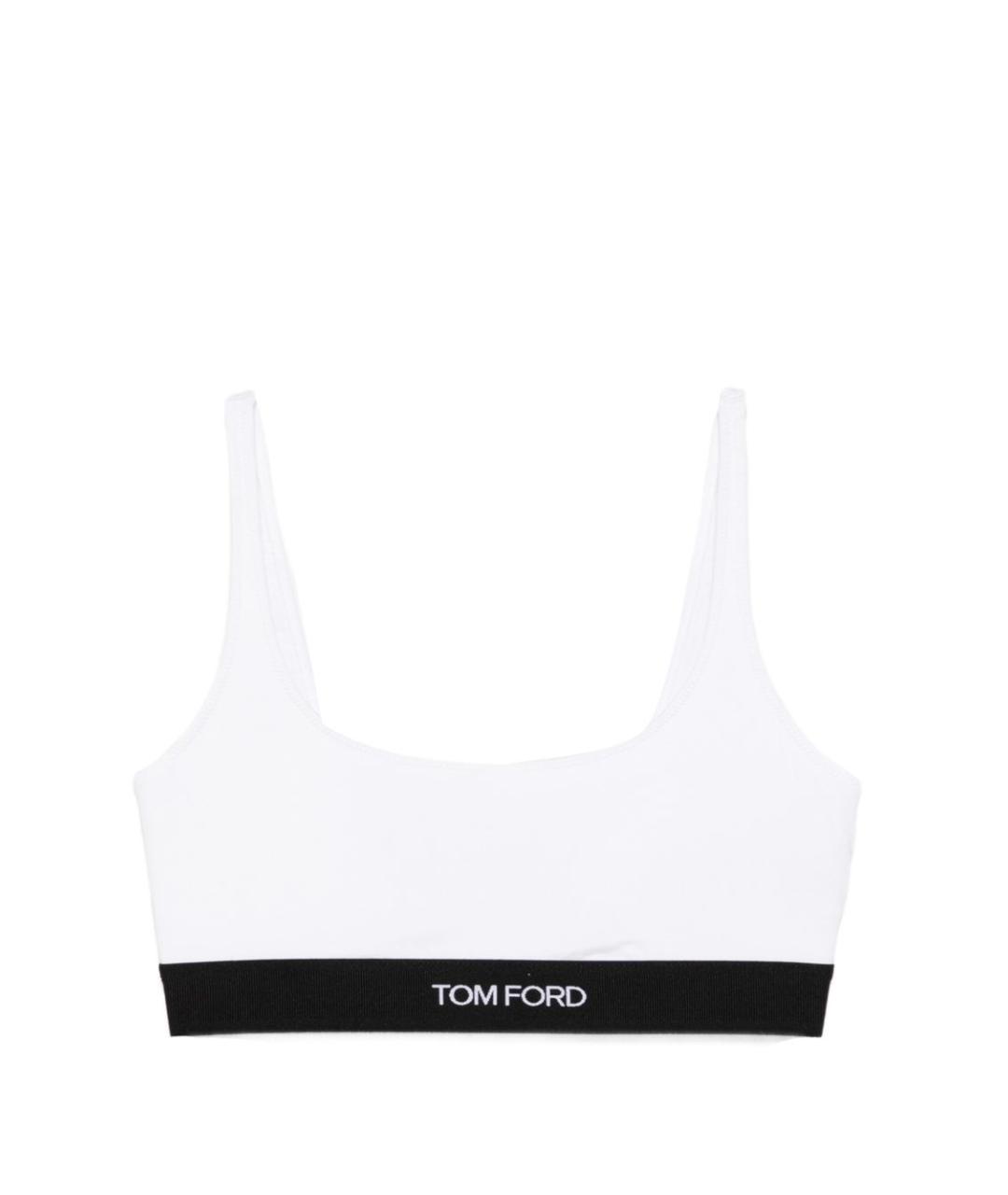 TOM FORD Белая модал майка, фото 1