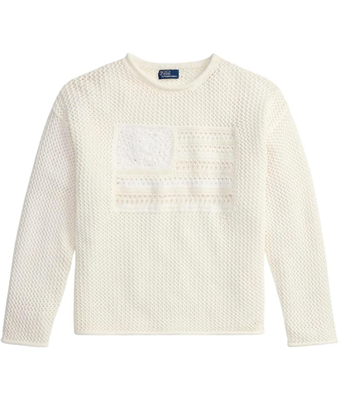 POLO RALPH LAUREN Белый джемпер / свитер, фото 1