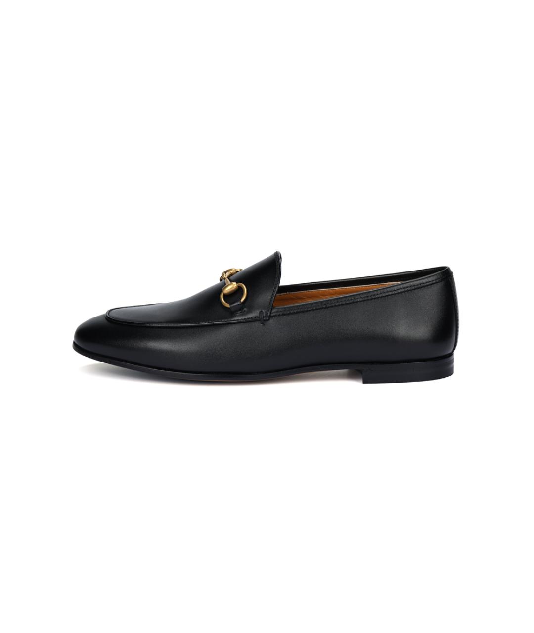 GUCCI Черные кожаные лоферы, фото 2