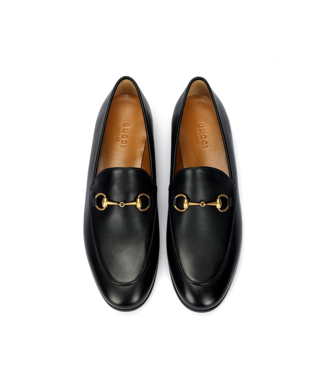 GUCCI Черные кожаные лоферы, фото 3