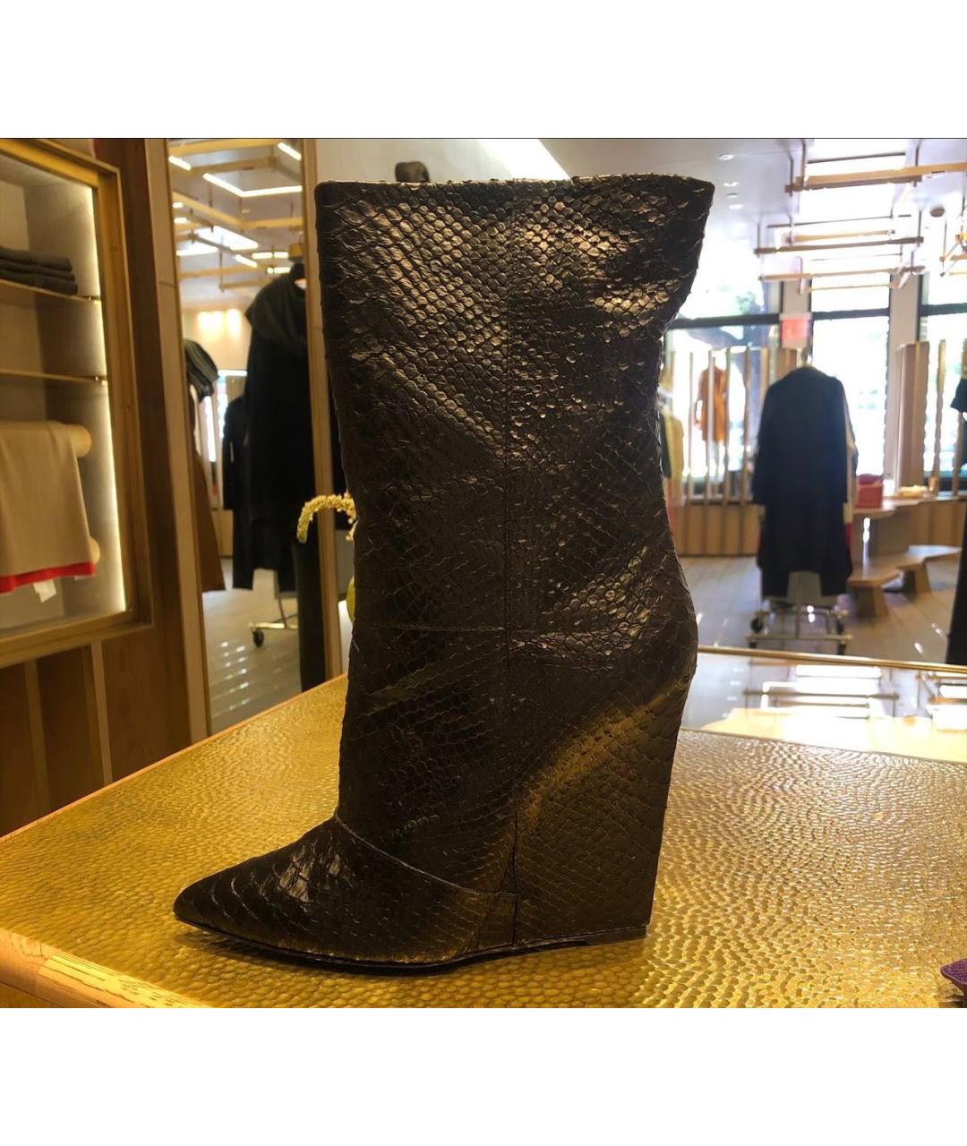 GIUSEPPE ZANOTTI DESIGN Черные кожаные ботильоны, фото 6