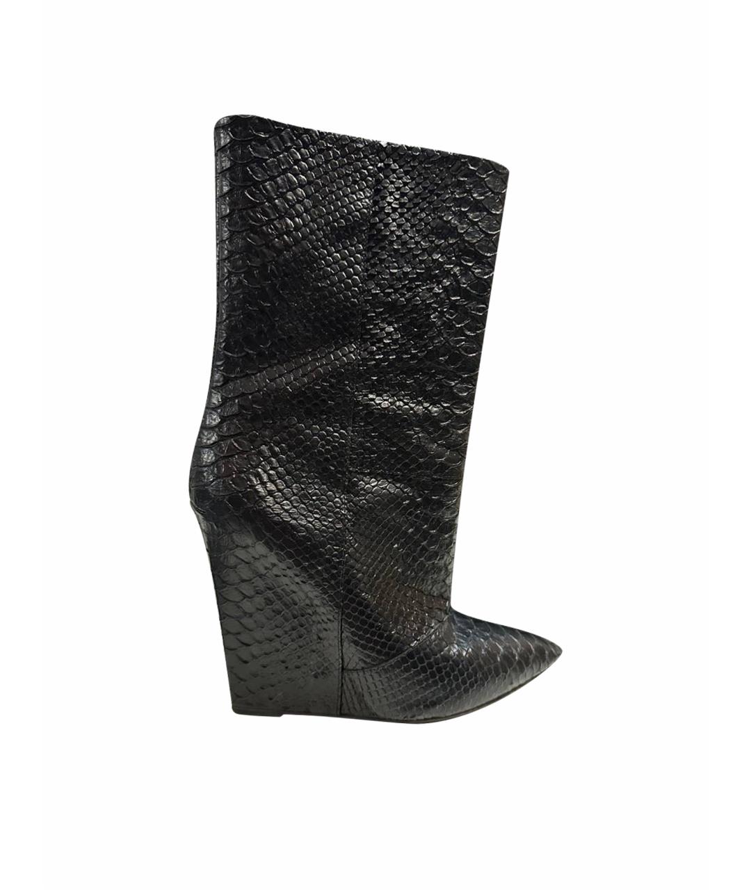 GIUSEPPE ZANOTTI DESIGN Черные кожаные ботильоны, фото 1