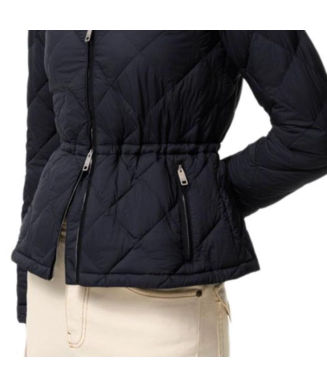 BURBERRY Темно-синий пуховик, фото 3