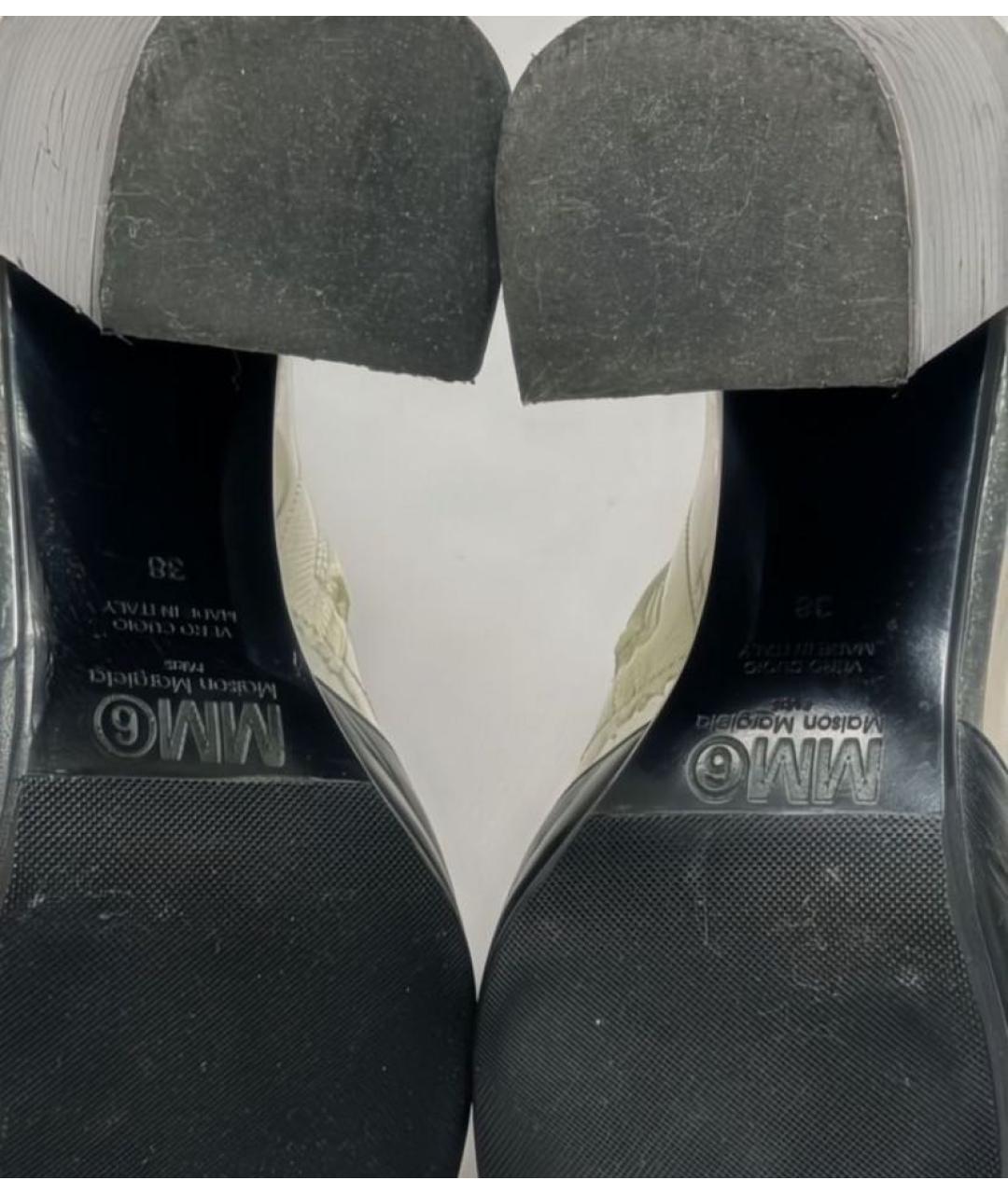 MM6 MAISON MARGIELA Черные ботинки, фото 6