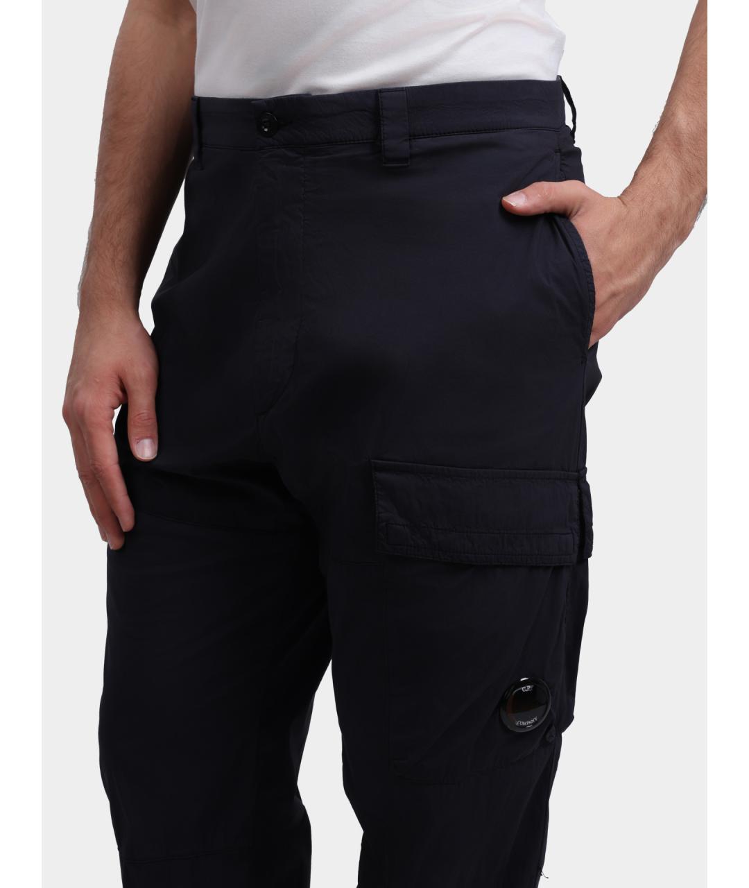 CP COMPANY Темно-синие повседневные брюки, фото 4