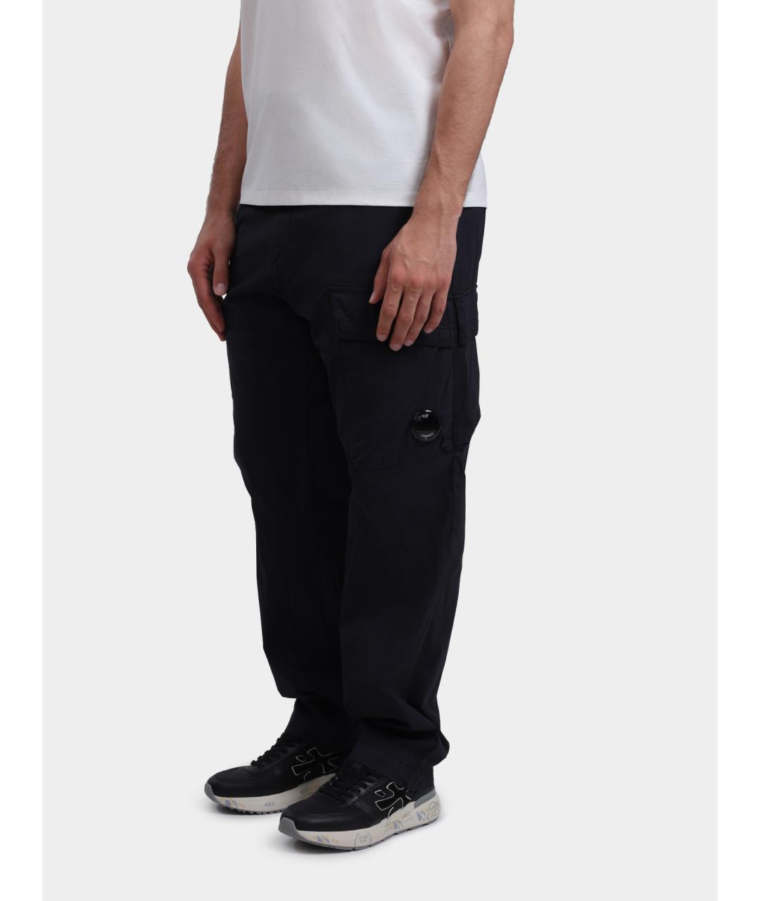 CP COMPANY Темно-синие повседневные брюки, фото 3