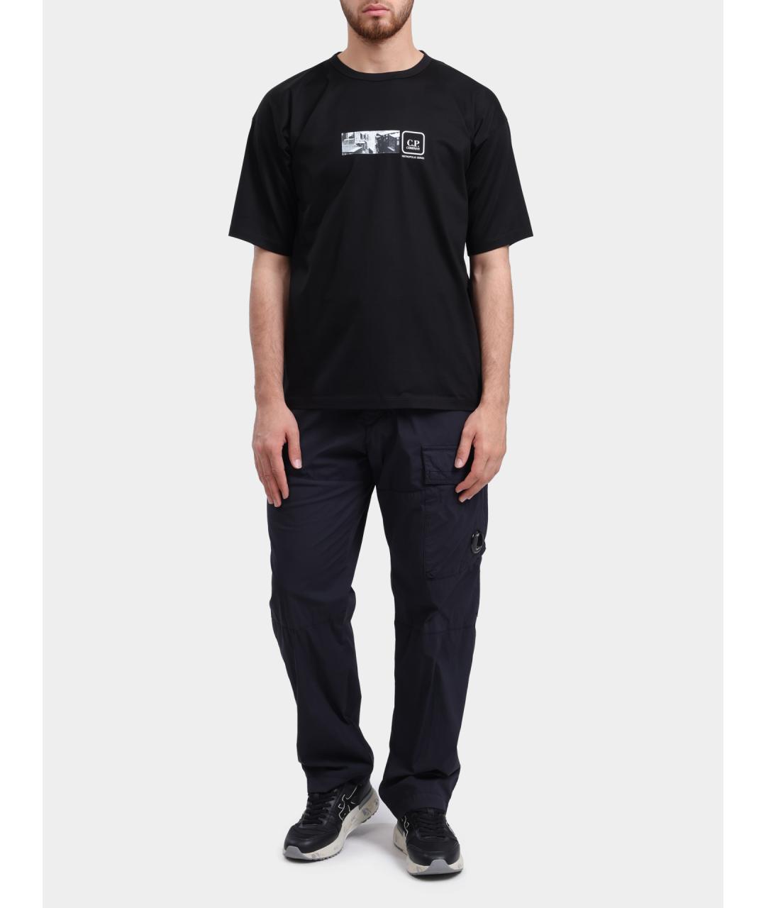 CP COMPANY Черная футболка, фото 2