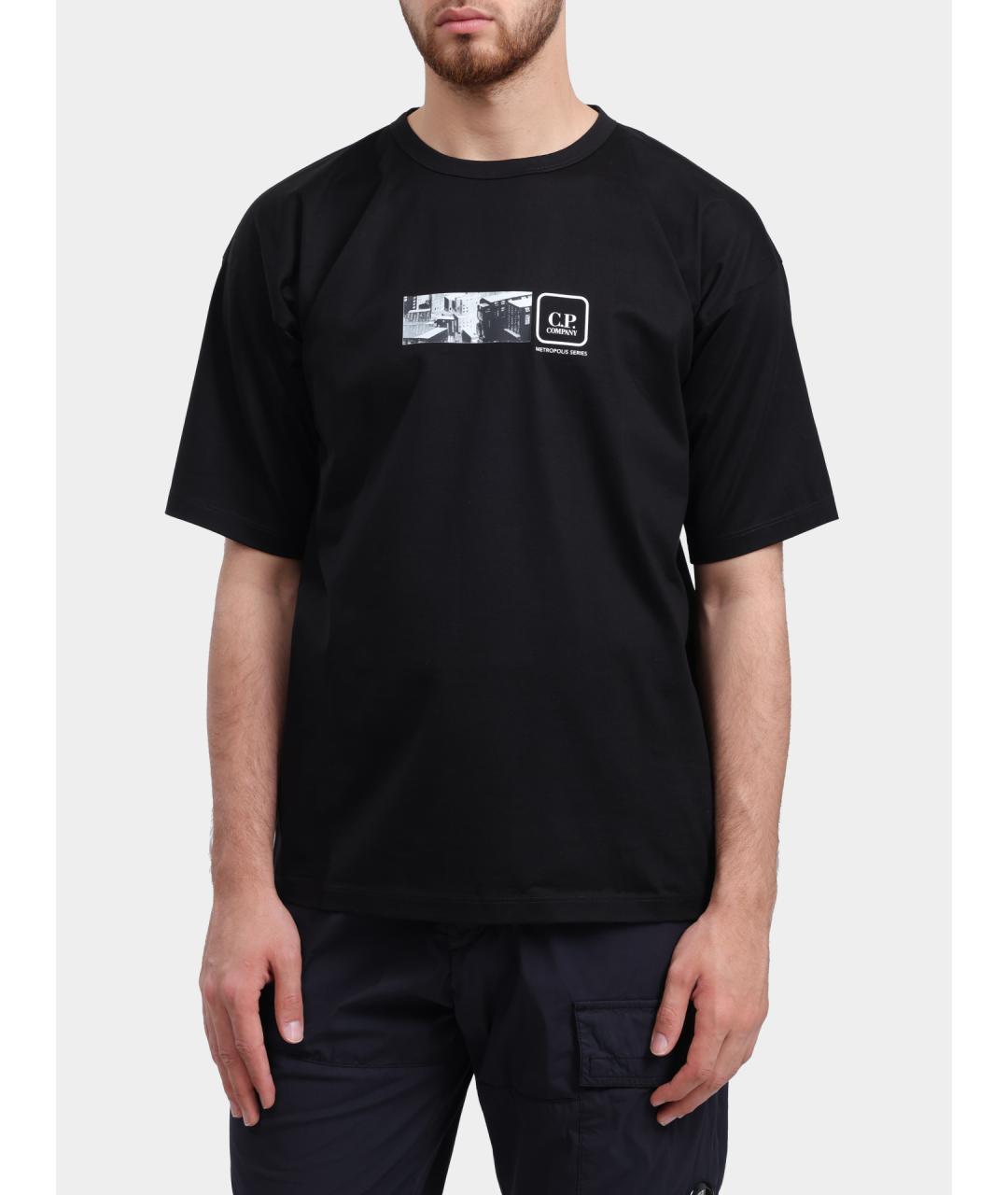 CP COMPANY Черная футболка, фото 6
