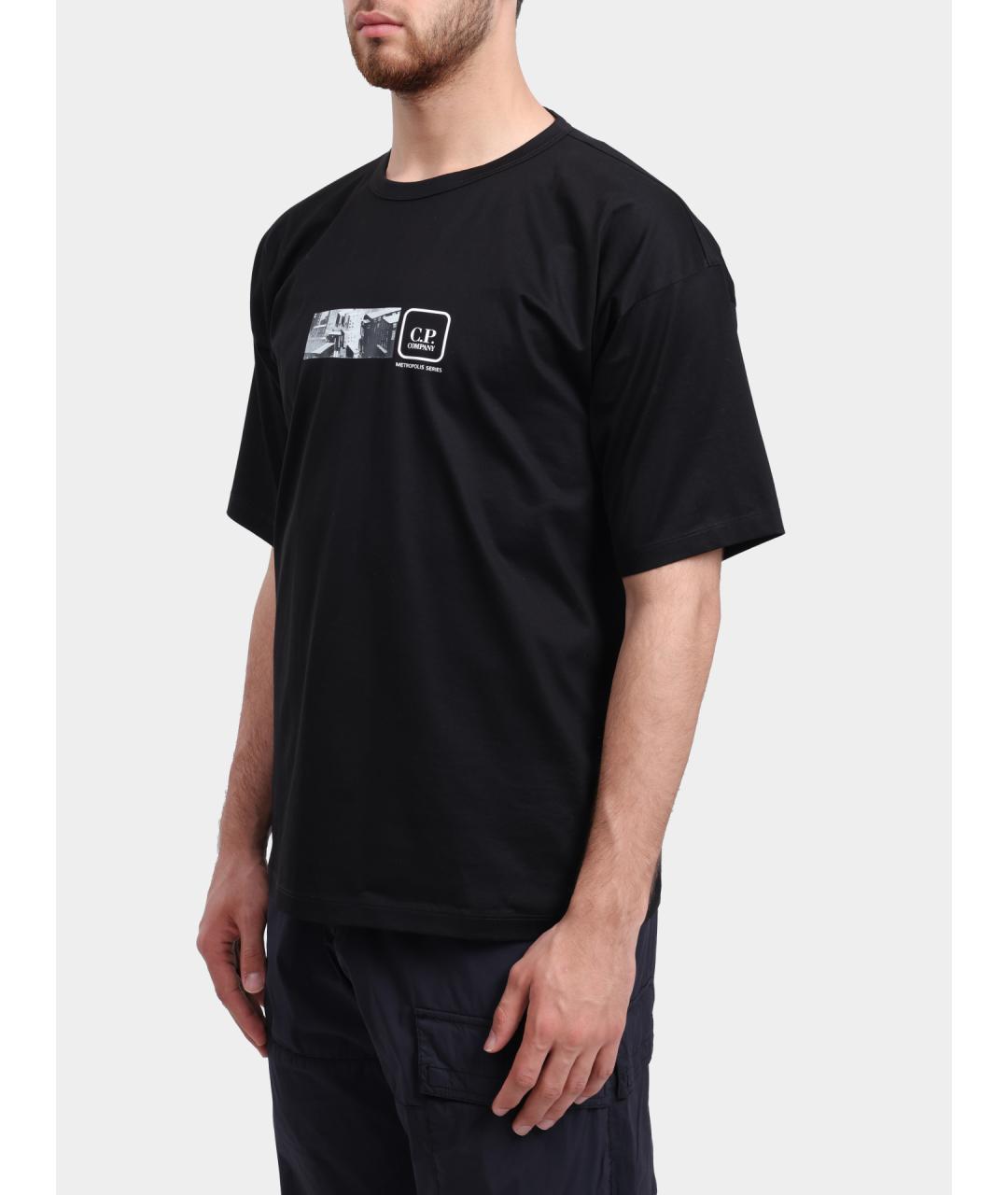 CP COMPANY Черная футболка, фото 3