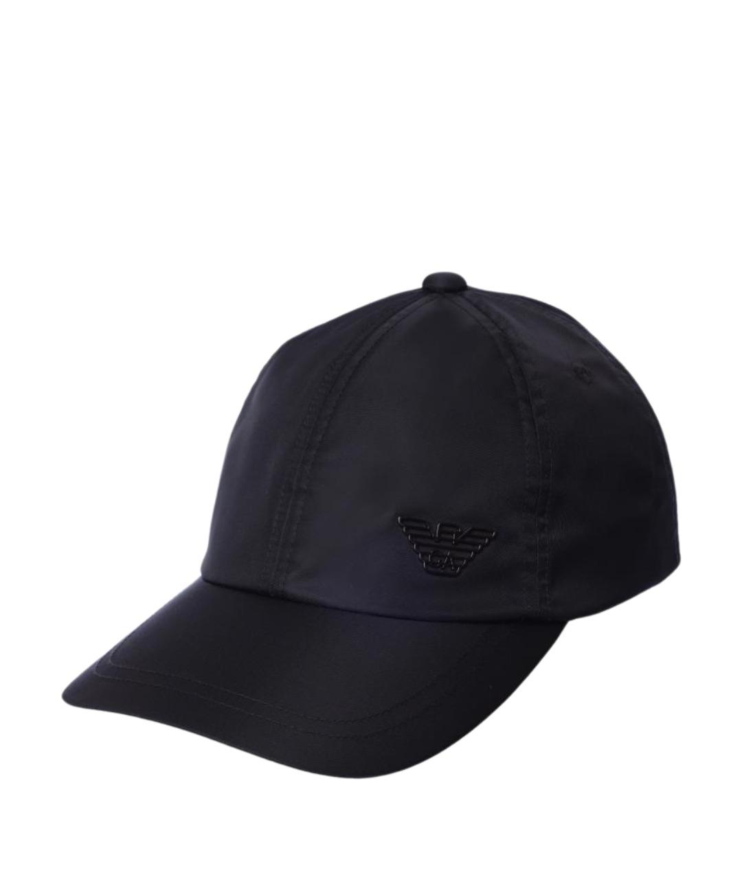EMPORIO ARMANI Черная кепка/бейсболка, фото 1